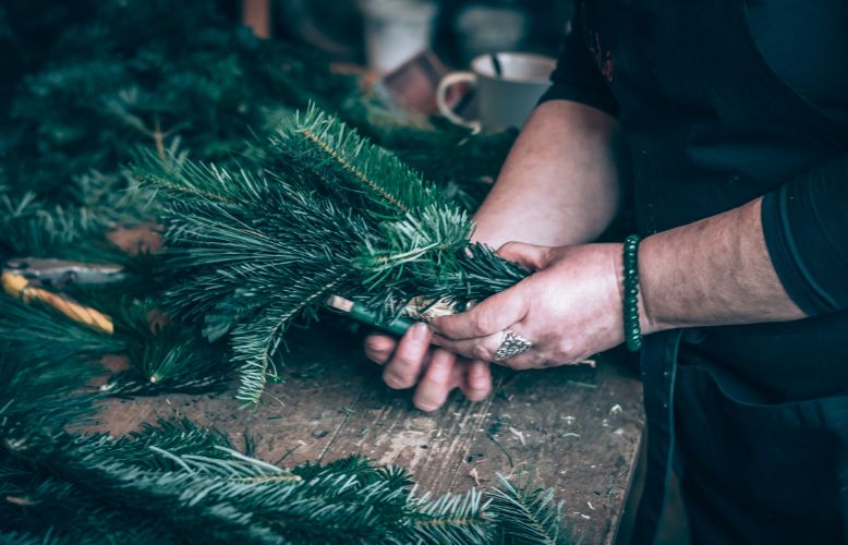 jaké větvičky jehličí použít na adventní věnec