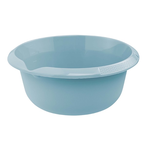 OKRÚHLA MISA S VÝLEVKOU 24X10CM, 2,5L, MODRÁ