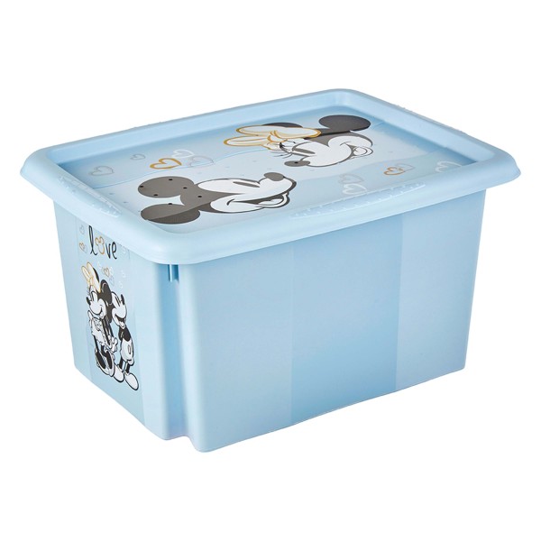 ÚLOŽNÝ BOX S VEKOM MICKEY 15L PLAST