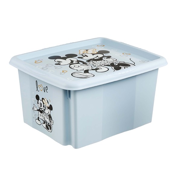 ÚLOŽNÝ BOX S VEKOM MICKEY 24L PLAST