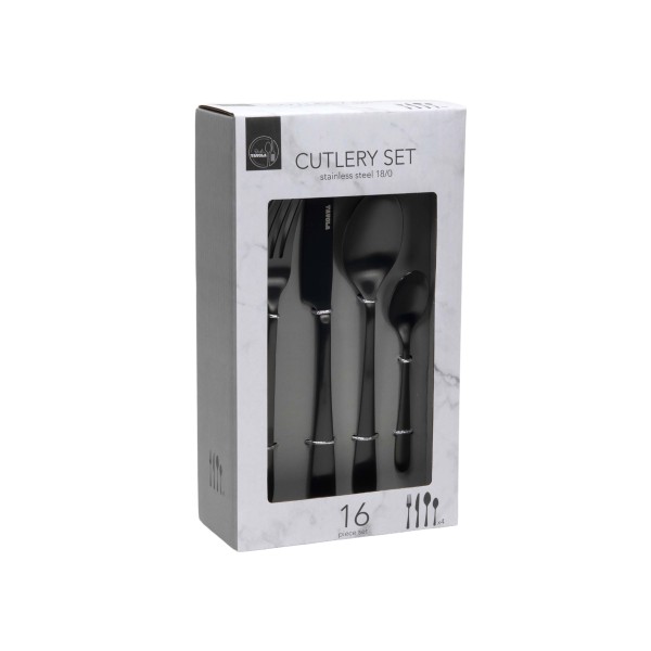 SADA PRÍBOROV 16 KS ČIERNA