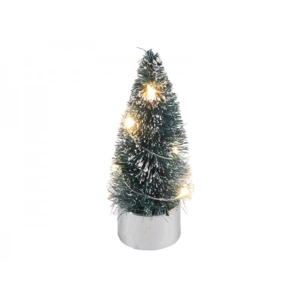 Vianočná dekorácia 5 LED stromček 12 cm