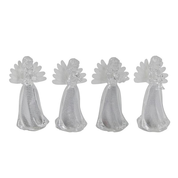 Vianočná dekorácia LED anjel 11,5 cm
