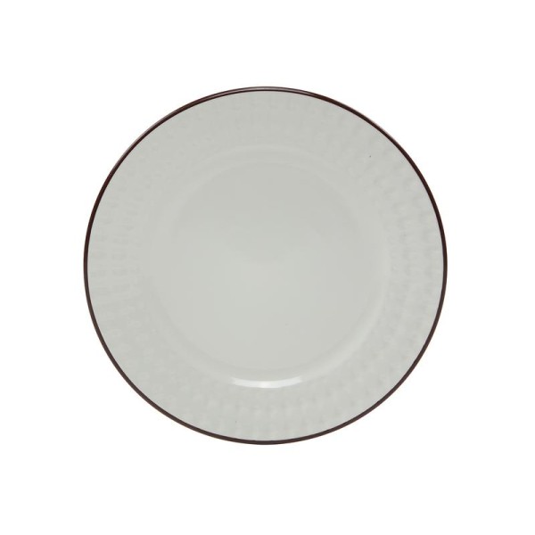 Keramický dezertný tanier ROMA 19cm biely
