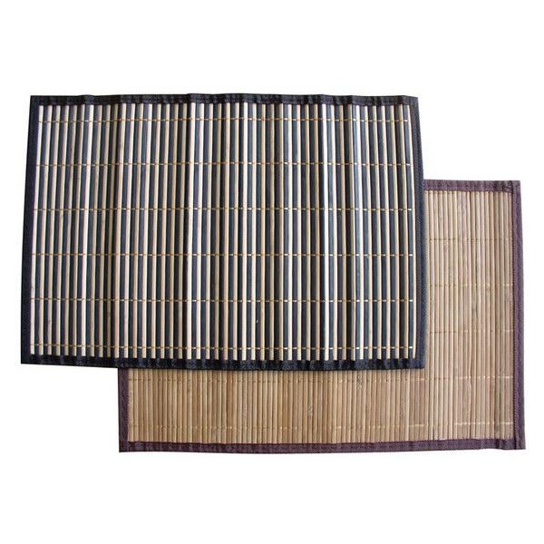 Bambusové prestieranie s obrubou, set 4 ks, 30 x 45 cm