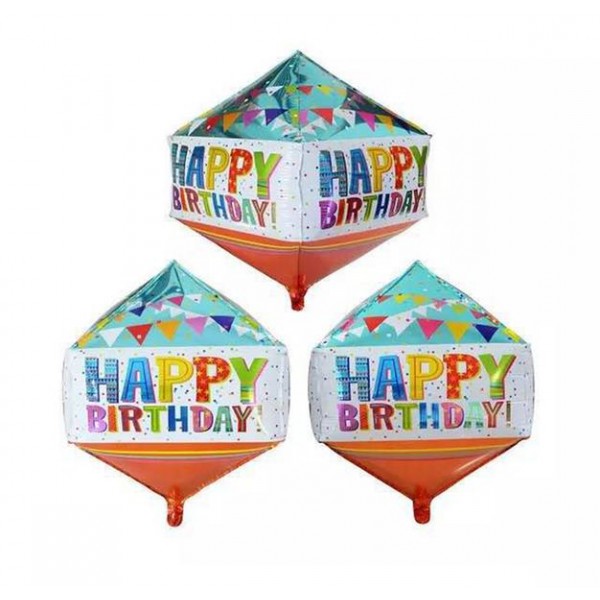 BalónIk "Happy Birthday" TORO diamant