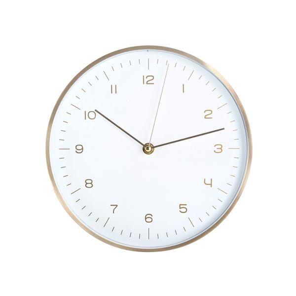 Nástenné hodiny TORO 24,8cm biele, zelené