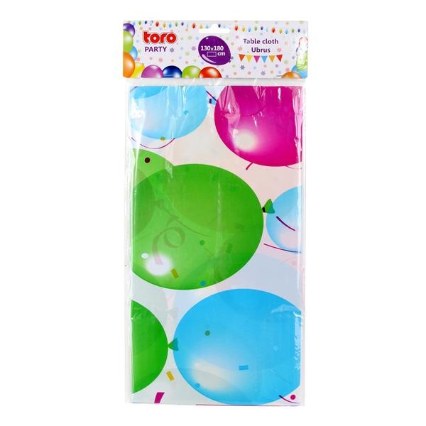 Plastový party obrus TORO 130x180cm balóniky