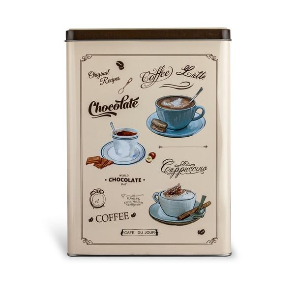 Plechová dóza TORO 18x10x25 cm café du Jour