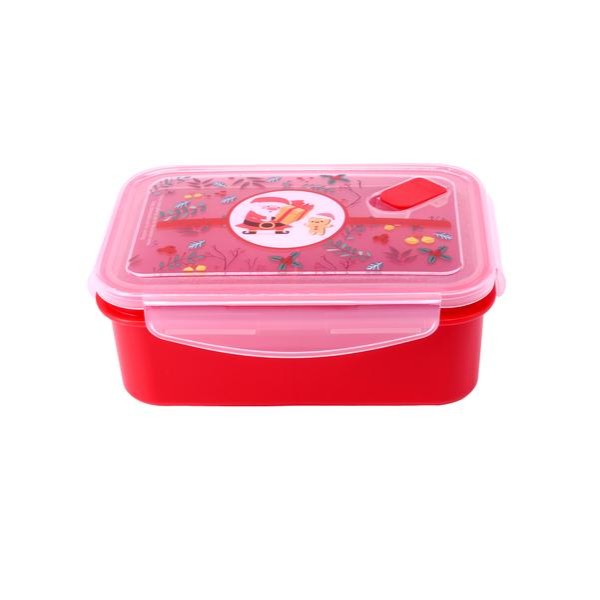 Plastová dóza s viečkom TORO 830ml vianočný motív