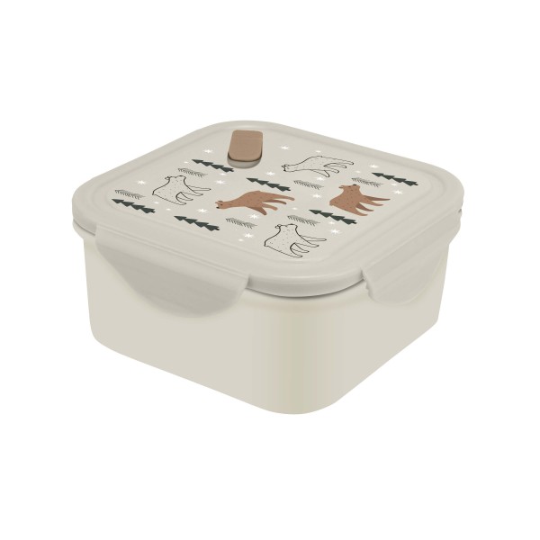 Plastový desiatový box s ventilom KITCHISIMO 1200ml medvedík