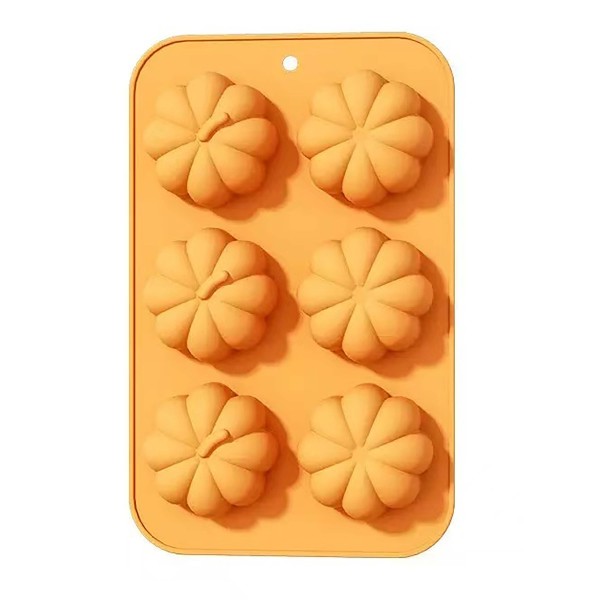 Silikónová forma na muffiny 6ks TORO 27x17cm tekvica