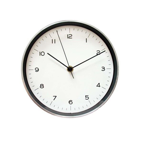 NÁSTENNÉ HODINY OKRÚHLE 20X4,2CM BIELE