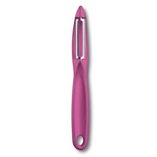 Univerzálna škrabka VICTORINOX 2 ostrie, ružová