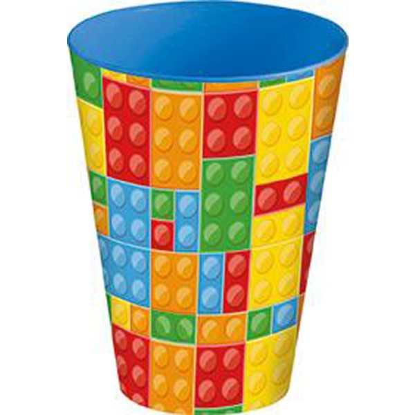 Plastový téglik 430ml kocky