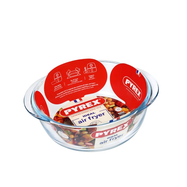 Sklenená misa do teplovzdušnej rúry PYREX 20cm/1l., borosilikát