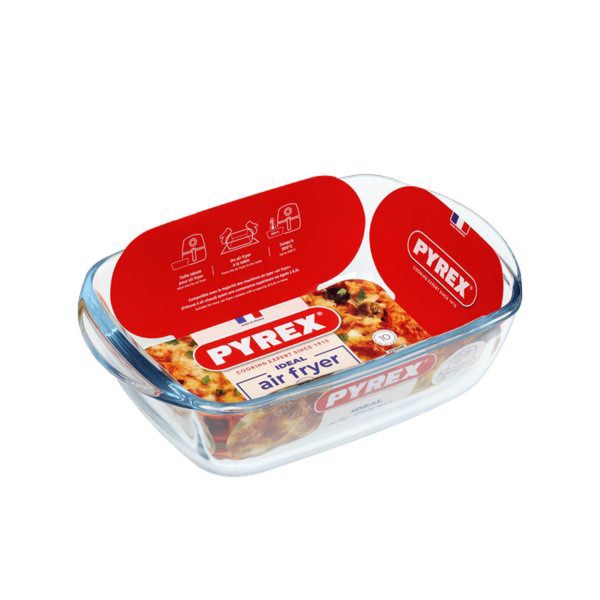 Sklenená misa do teplovzdušnej rúry PYREX 23x15cm/1,2l., borosilikát