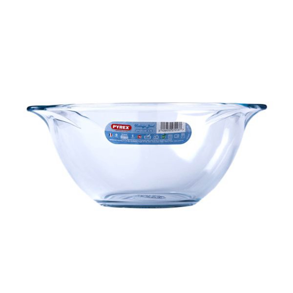 MISKA S UŠKAMI PYREX 2,8L, 28X23X11CM, SKLO