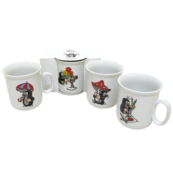 Porcelánový hrnček THUN 160ml krtko MIX motívov