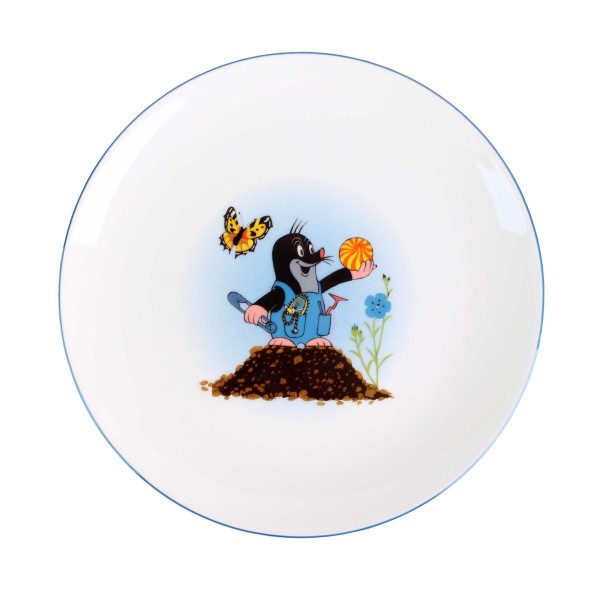 Porcelánový jedálenský tanier THUN 21cm krtko MIX motívov