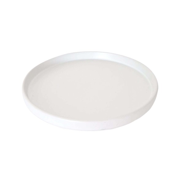 Keramický plytký tanier KITCHISIMO 26cm biley mat