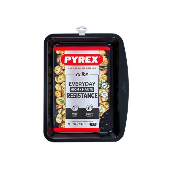 PLECH NA PEČENIE PYREX 34X24CM