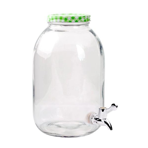 Sklenený pohár s kohútikom TORO 5l