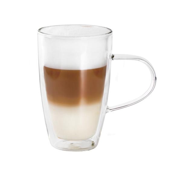 Sklenený hrnček Latté TORO dvojité borosilikátové sklo 300ml