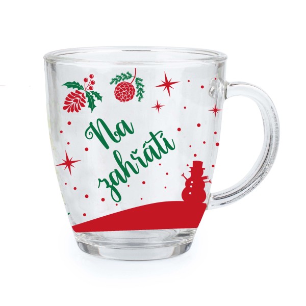 OHRIEVACÍ HRNČEK SKLO 350 ML