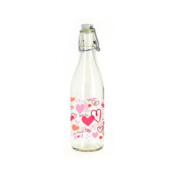 FĽAŠA S UZÁVEROM 260 ML SRDCE
