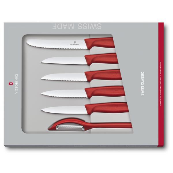 SADA NOŽOV NA ZELENINU VICTORINOX, 6 KS