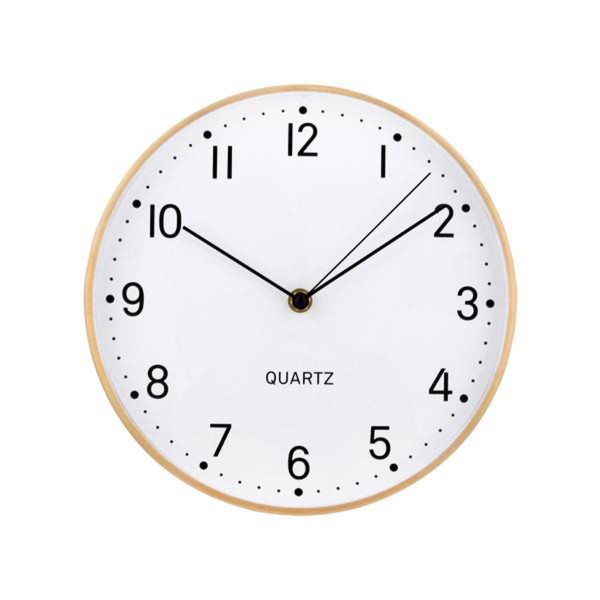 NÁSTENNÉ HODINY OKRÚHLE, D. 24,8 CM, ZLATÝ RÁM