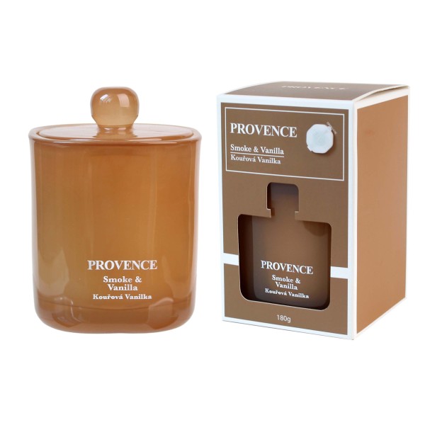 Vonná sviečka v skle PROVENCE 25 hodín smoke vanilla
