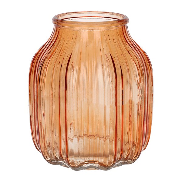 Sklenená váza SUKO 16cm oranžová