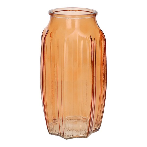 Sklenená váza SUKO 22cm oranžová