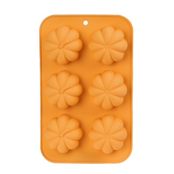 Silikónová forma na muffiny 6ks TORO 27x17cm tekvica