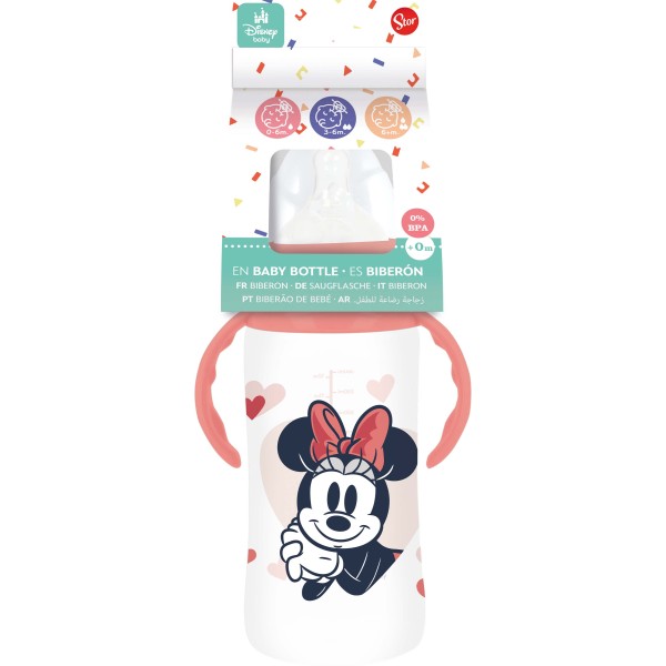 Dojčenská fľaša s ušami 360ml MINNIE