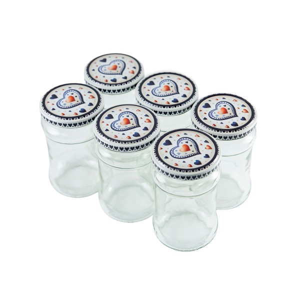 Zaváracie poháre s viečkom 315ml TWIST 6ks