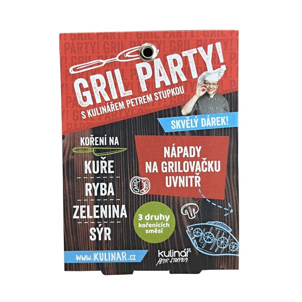 KORENIE GRILL PARTY ČERVENÉ 3X20G