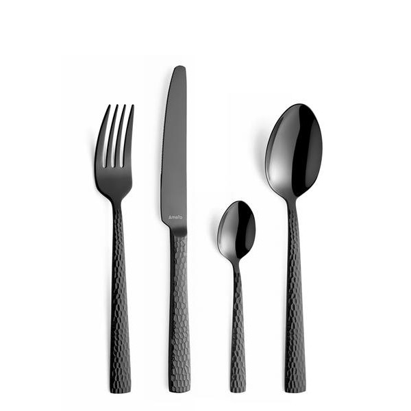 Sada príborov AMEFA 24ks Felicity čierna