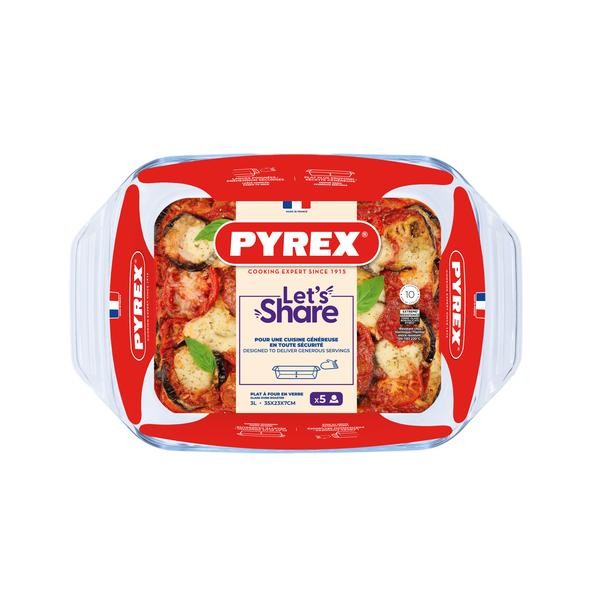 Sklenený pekáč PYREX 35x23cm/3l