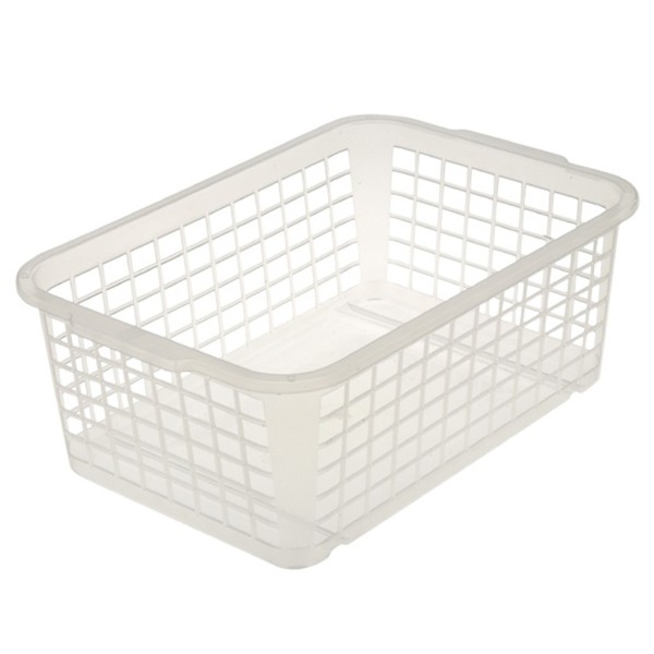 Košík mini, plast, transparentný