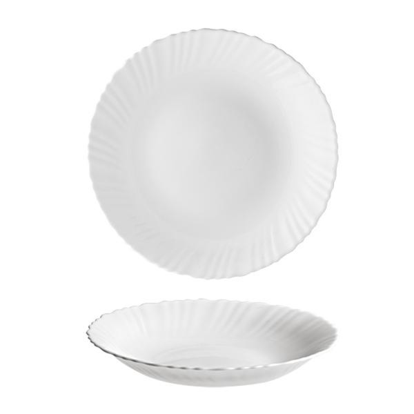 Hlboký tanier TITAN 22cm opálové sklo