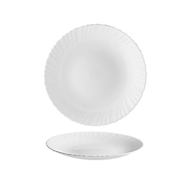 Tanier dezertný TITAN 19cm opálové sklo