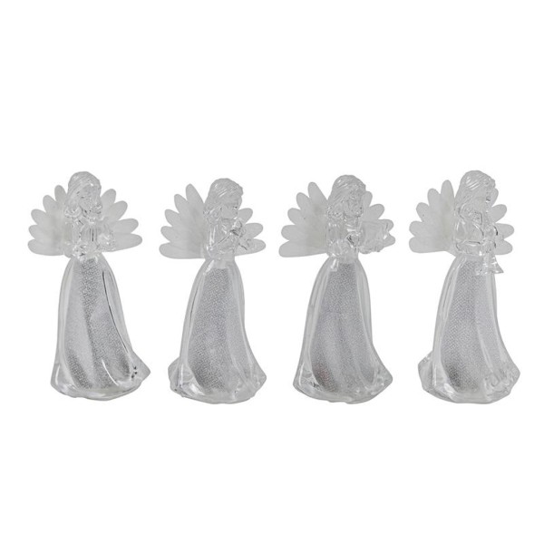 Vianočná dekorácia LED anjel 11,5 cm