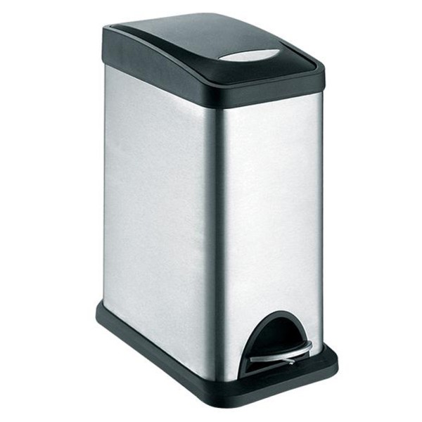 Nerezový nášľapný odpadkový kôš TORO 8l