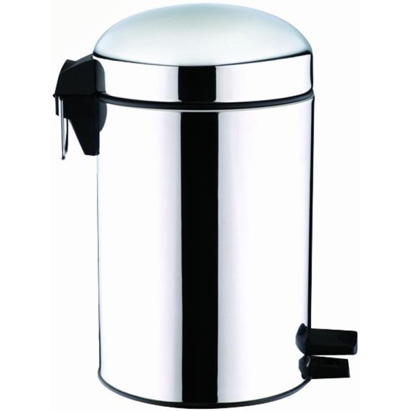 Nerezový nášľapný odpadkový kôš TORO Retro 5l