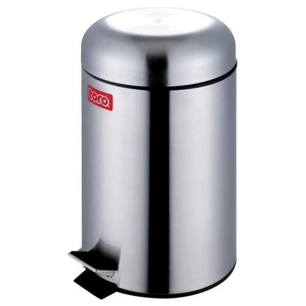 Nerezový nášľapný odpadkový kôš TORO Retro 20l