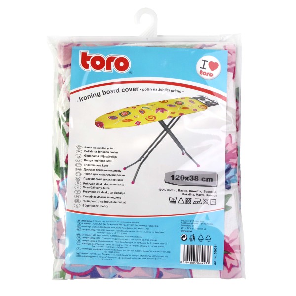 Poťah na žehliacu dosku TORO 120x38cm
