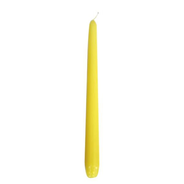 Kónická sviečka 24,5cm PROVENCE žltá